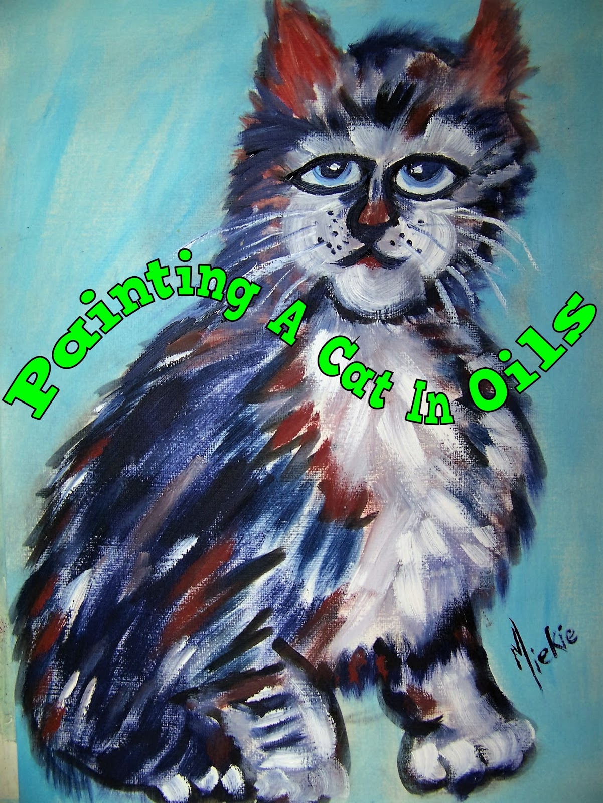 A Pretty Talent Blog Painting A Cat In Oils