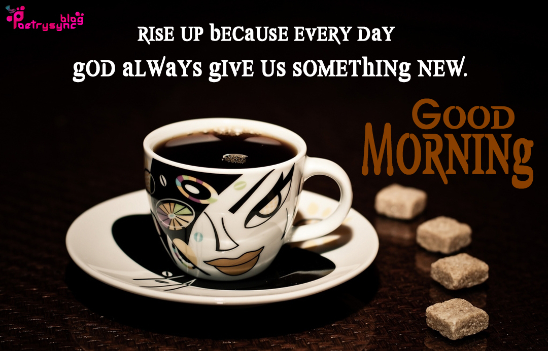 Good Morning Tea Cups for Facebook with Wishes