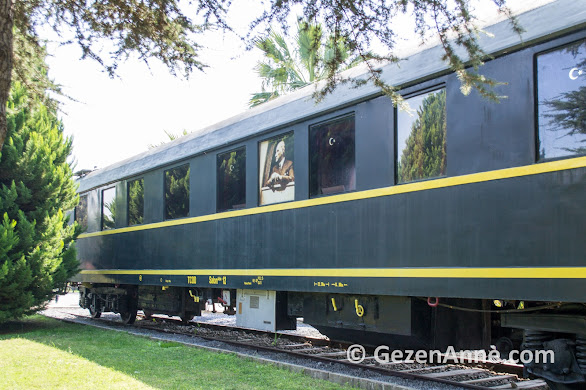 normalde ziyaret edilebilen Atatürk'ün vagonu bizim ziyaretimizde kapalıydı, Çamlık lokomotif müzesi Selçuk İzmir