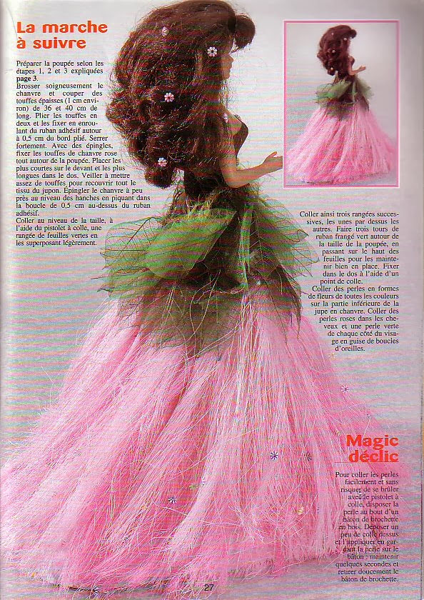miniaturabarbieartesanatoemaispecuniamilliomcroche: Como Fazer Vestidos Sem  Costura Para Barbie