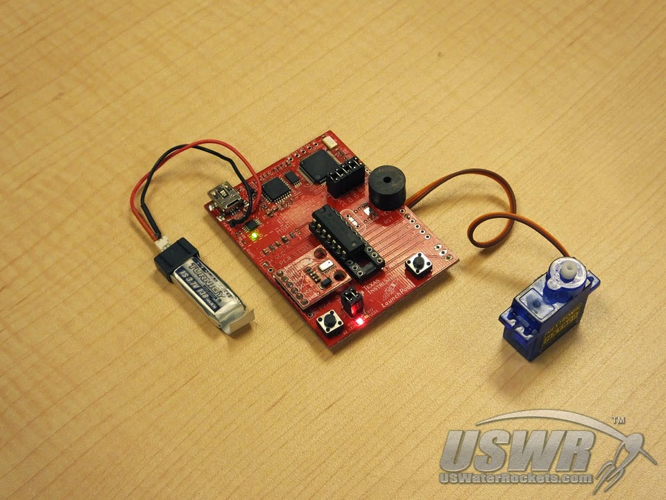 U.S. Water Rockets Low Cost Altimeter With Servo Deploy!