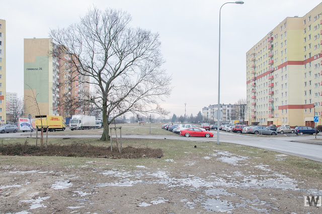 Przed budową drugiego etapu budowy Trasy Uniwersyteckiej w Bydgoszczy Tereny przeznaczone pod budowę drugiego etapu Trasy Uniwersyteckiej w Bydgoszczy