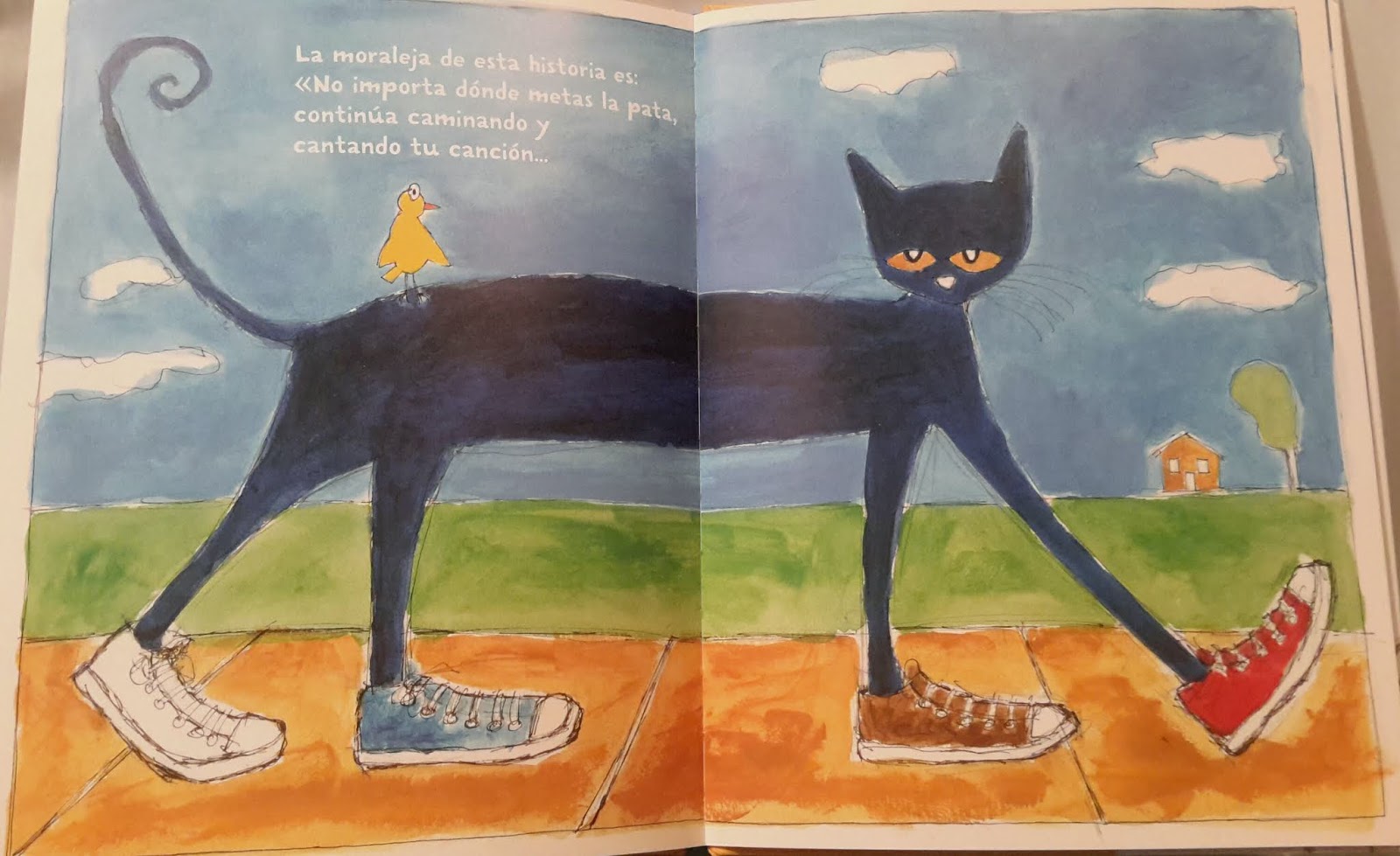 Coleccionando cuentos Pete, el gato. I love my white shoes