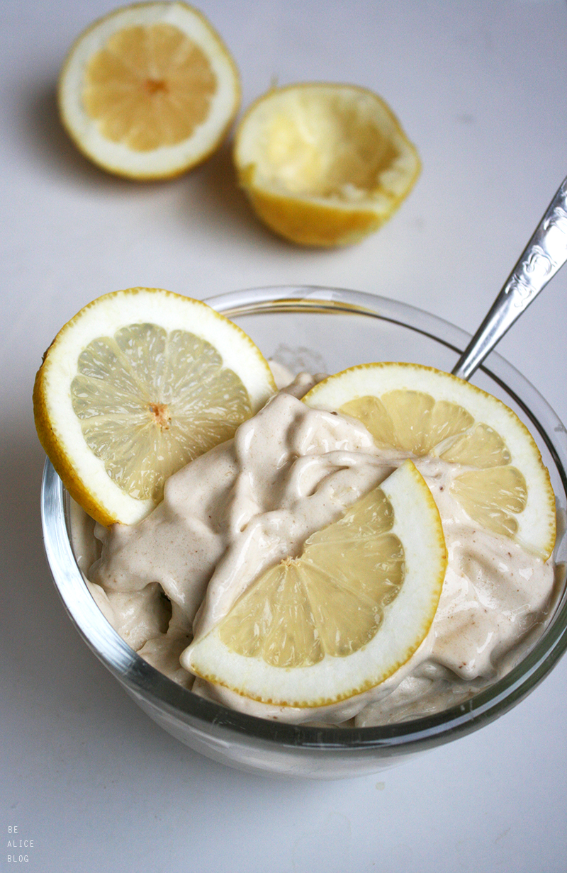 Fresh Lemon Ice Cream (raw, vegan)