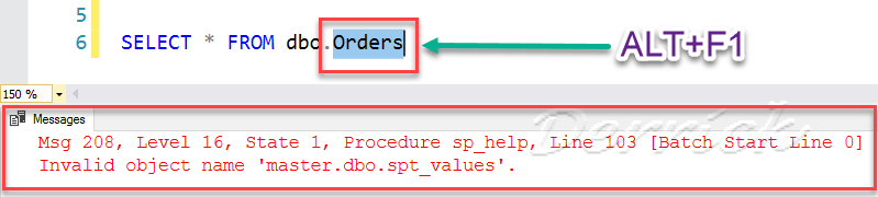  sql server sql server fix invalid object name master dbo spt values 