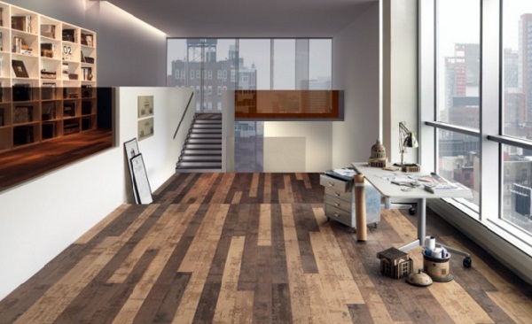 model desain lantai kayu minimalis