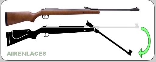 Rifle Aire Comprimido A Palanca Cañon Fijo Potente B3-2