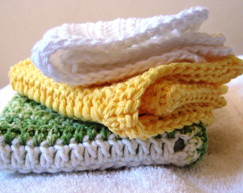 Free Knitting Patterns - Dishcloths - 288 Free Knitting Patterns
