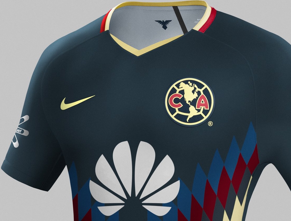 Nike divulga as novas camisas do América do México Show de Camisas