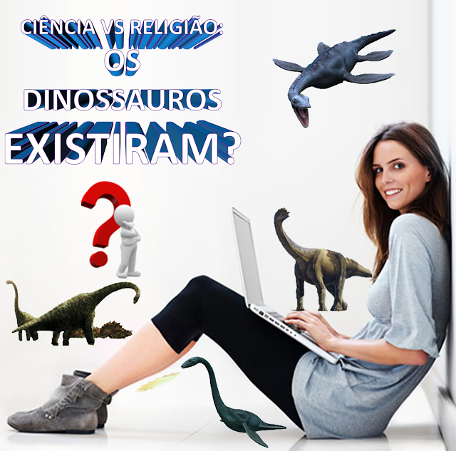 Dinossauros vs ciência - Uma pergunta que – para a comunidade cientifica – parecia intrigante aos religiosos, tem-se mostrado cada vez mais intrigante aos cientistas: A contemporaneidade entre o homem e os dinossauros.