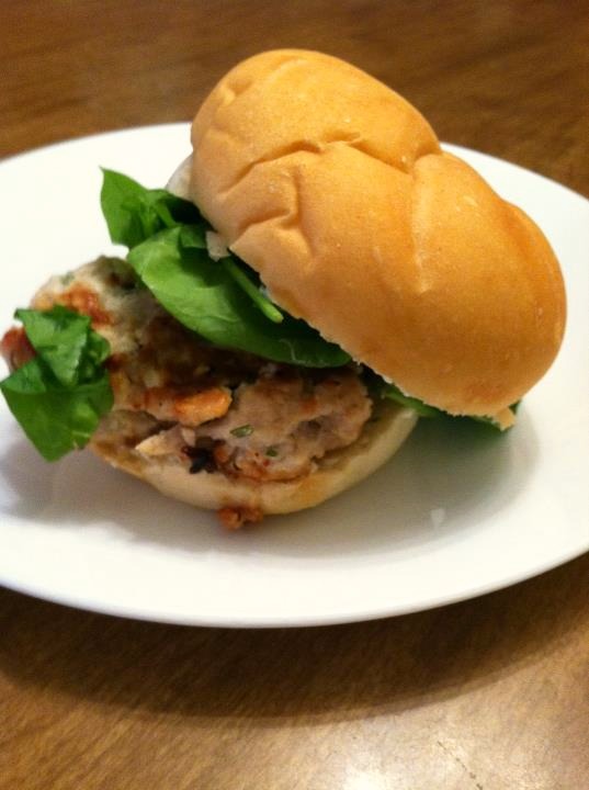 Basil Development Chicken Burgers with GarlicRosemary Mayo