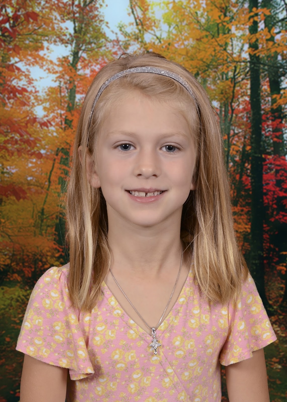 Loved to the Moon and Back: Maddie's School Picture - 1st Grade
