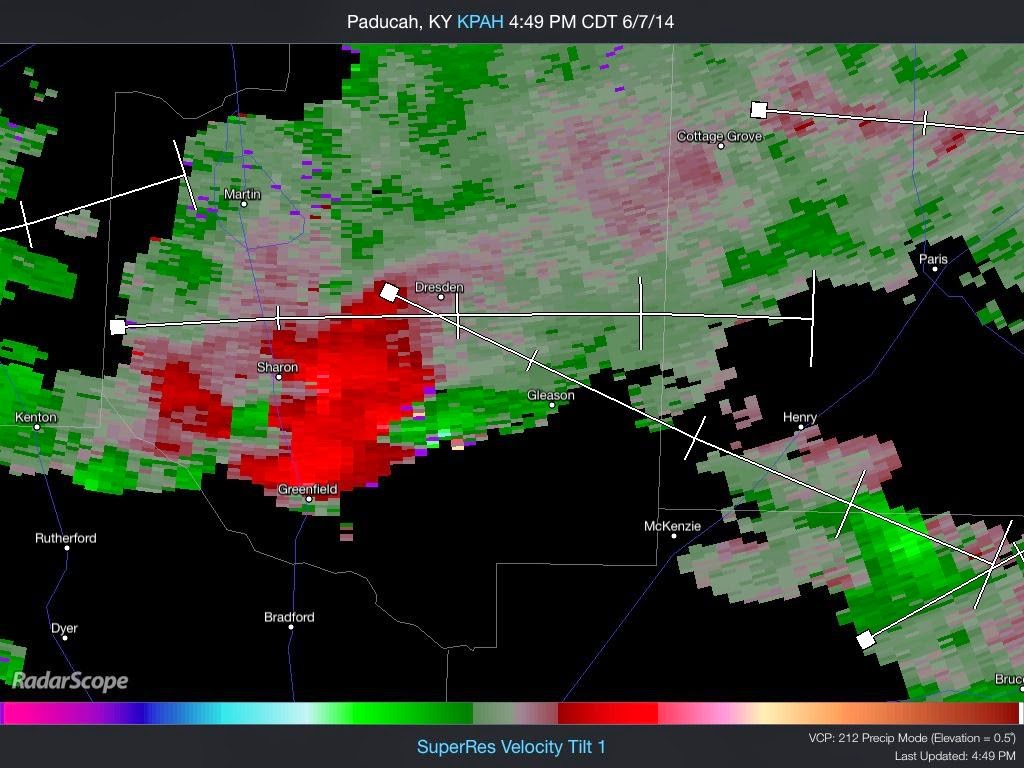 MidSouth Meteorology Radar Screenshots And Pictures From The June 7