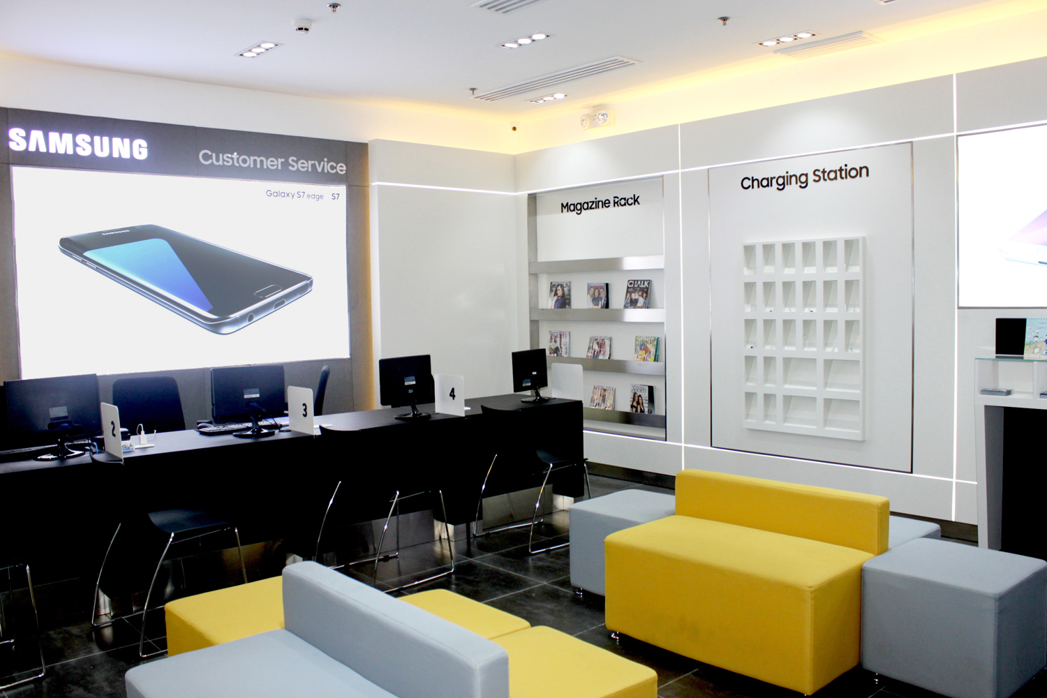 Service Centers, more Samsung users can conveniently relay their product-re...