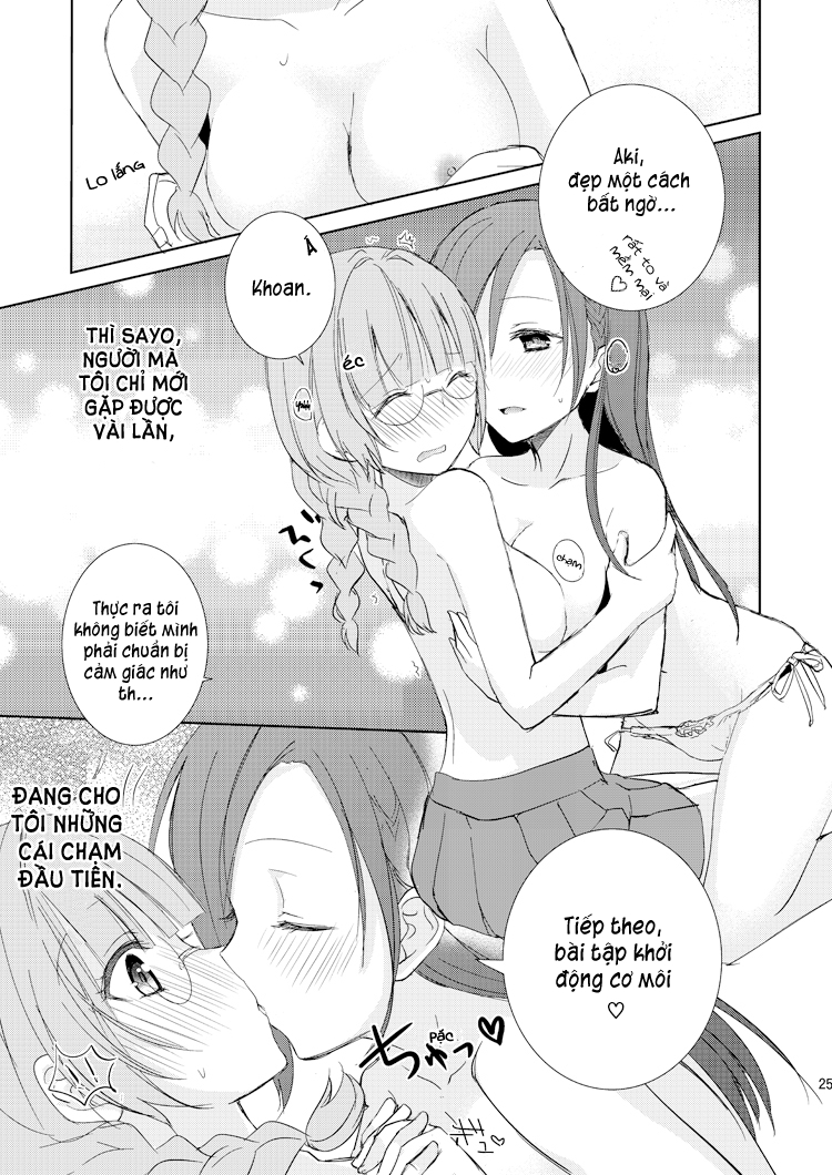 HentaiVN.net - Ảnh 23 - Tuyển tập Yuri Oneshot - Chap 147: Mikansei No Kimochi