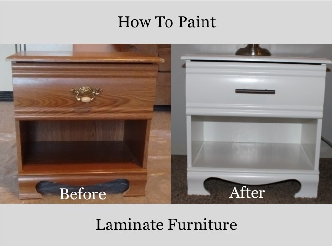 How To Paint Laminate Furniture