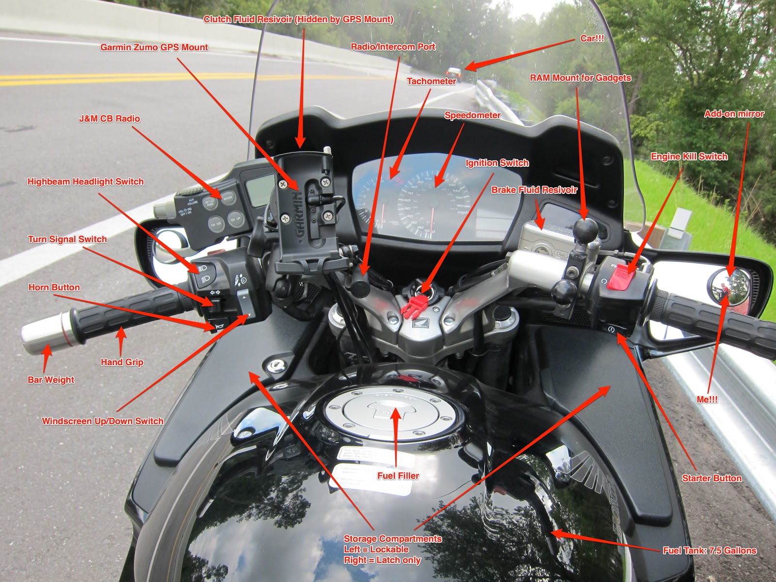 The Navigator's Rides: The Front Office of my ST1300