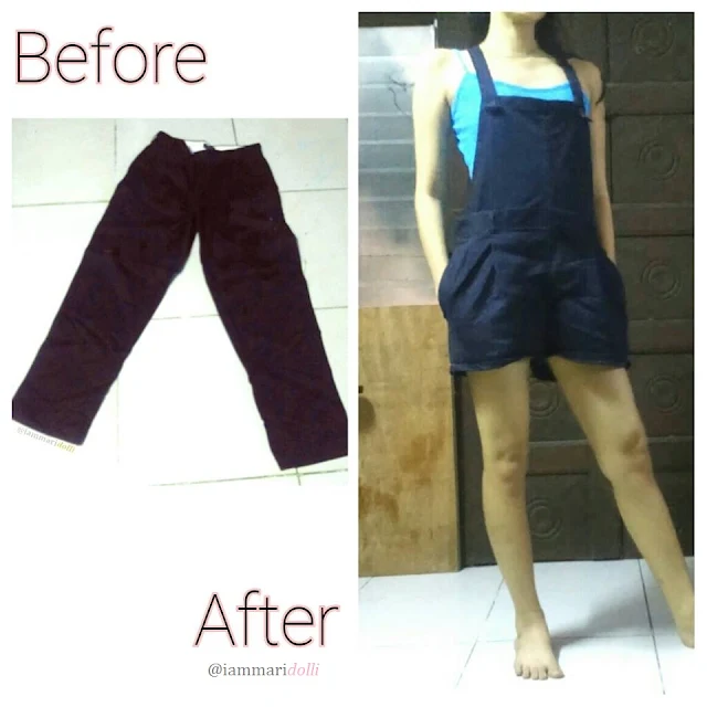 DIY Pants to Overalls Refashion