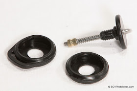 Triopo center column spring hook & rubber rings (black)