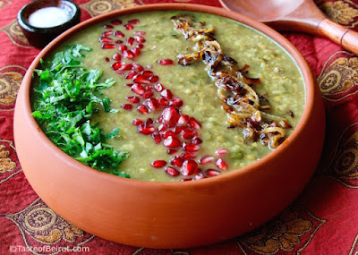 Pomegranate soup (Ashe-e-anar)