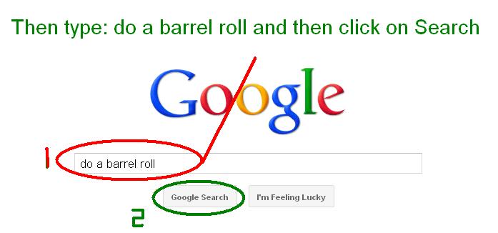 Google Do A Barrel Roll