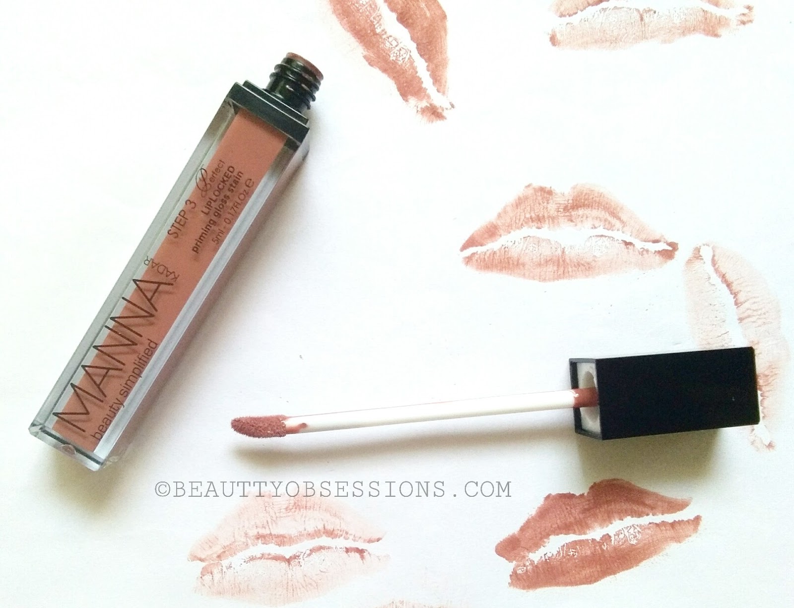 Manna Kadar LipLocked Priming Gloss Stain 'Sienna' Review