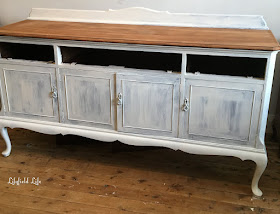 French Provincial hand painted sideboard by Lilyfield life - primed and ready for painting