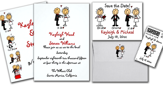 Stick Figure Wedding Invitations Wedding Cards And Gifts Stick Figure Invitation