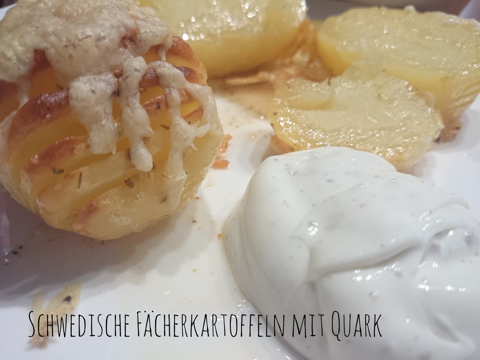 Lucciola: [Food] Schwedische Fächerkartoffeln mit Quark // Swedish Fan ...
