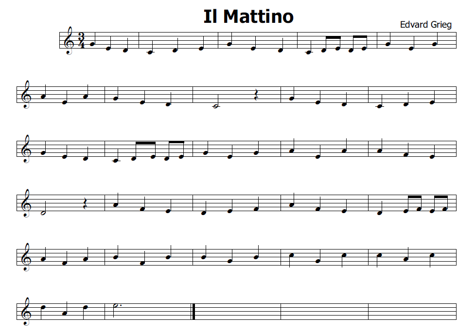 Musica e spartiti gratis per flauto dolce gennaio 2014