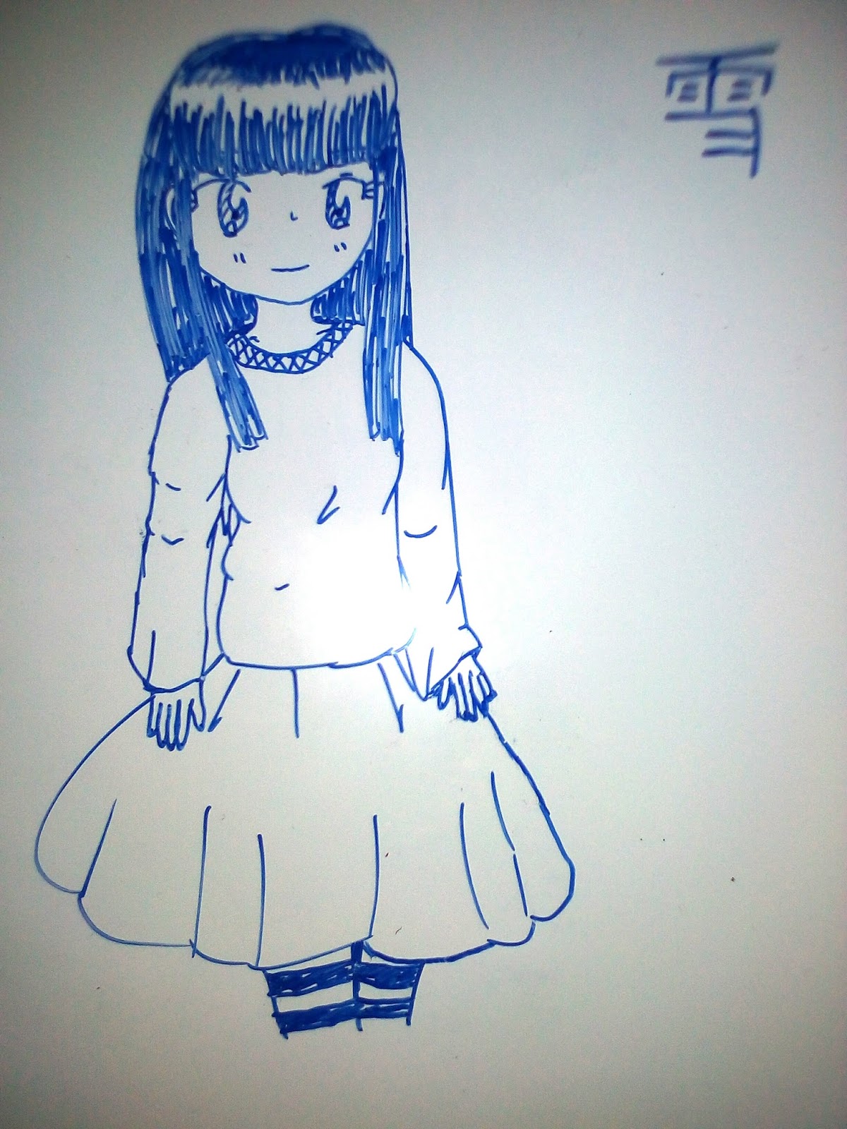Autres dessins (Yuki en uniforme de collégienne, tenue normale et en
