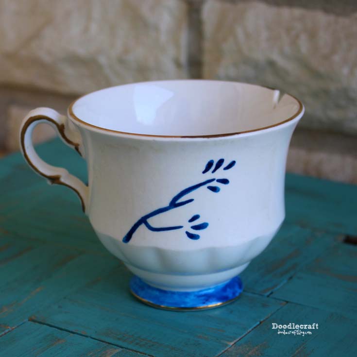 Once Upon A Fourth Dimension Belle's Chipped Cup! making handycrafts