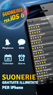 L'app Suonerie per iPhone si aggiorna alla vers 1.5 