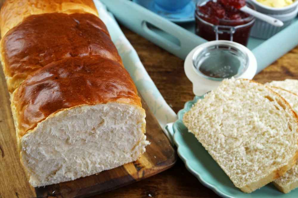 Pan brioche de yogur o pan dulce, increiblemente esponjoso y tierno