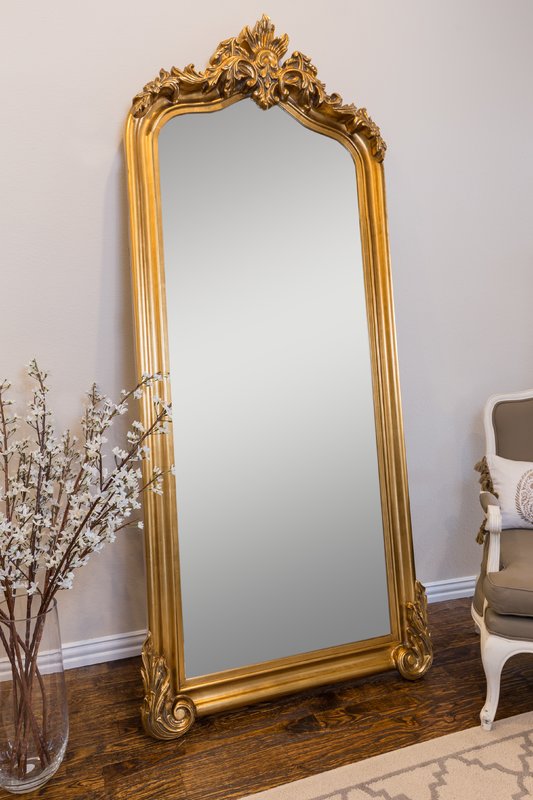 large vintage mirror