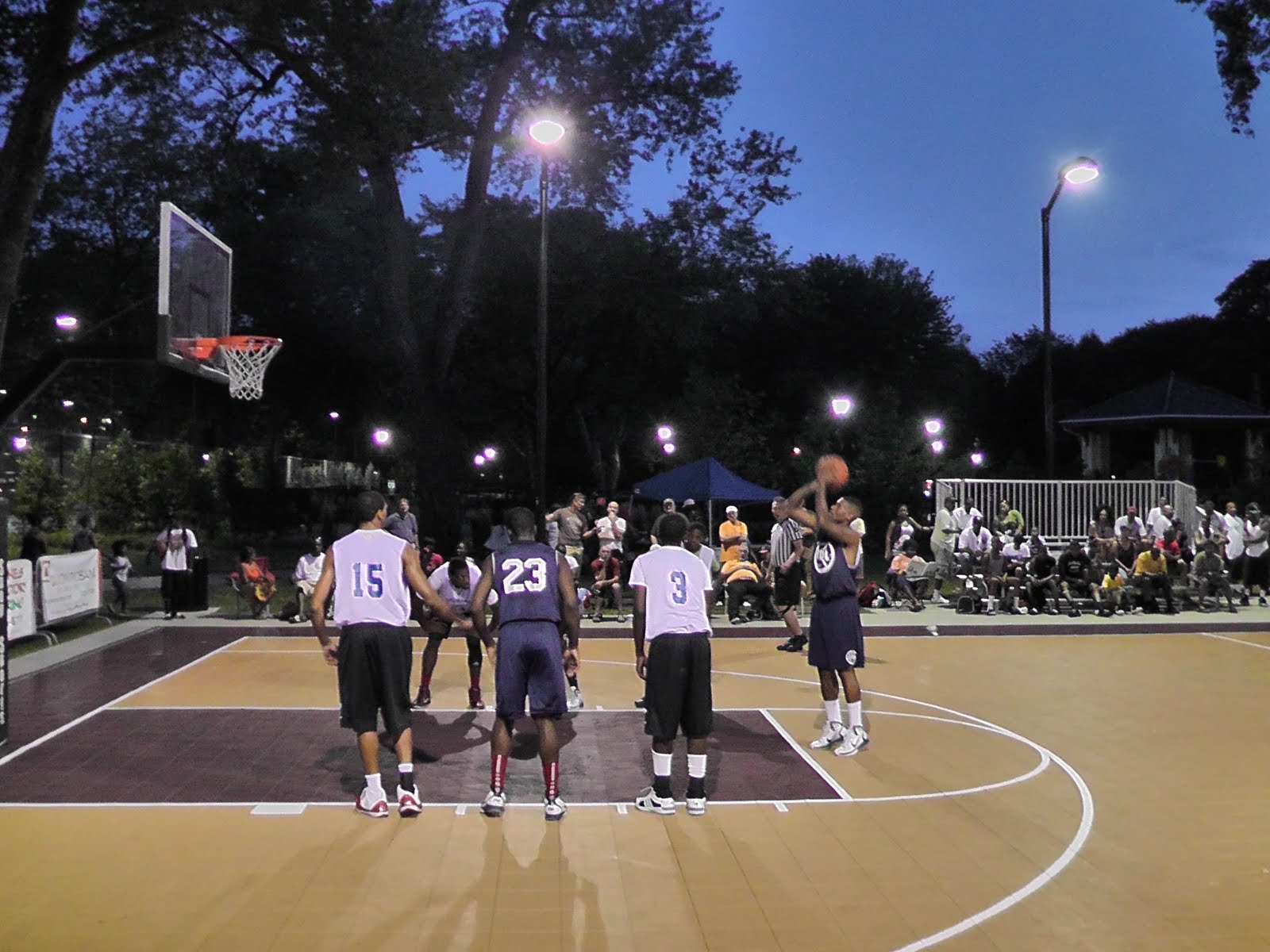 Hamilton Park Summer Basketball League H.P. High School All Stars vs