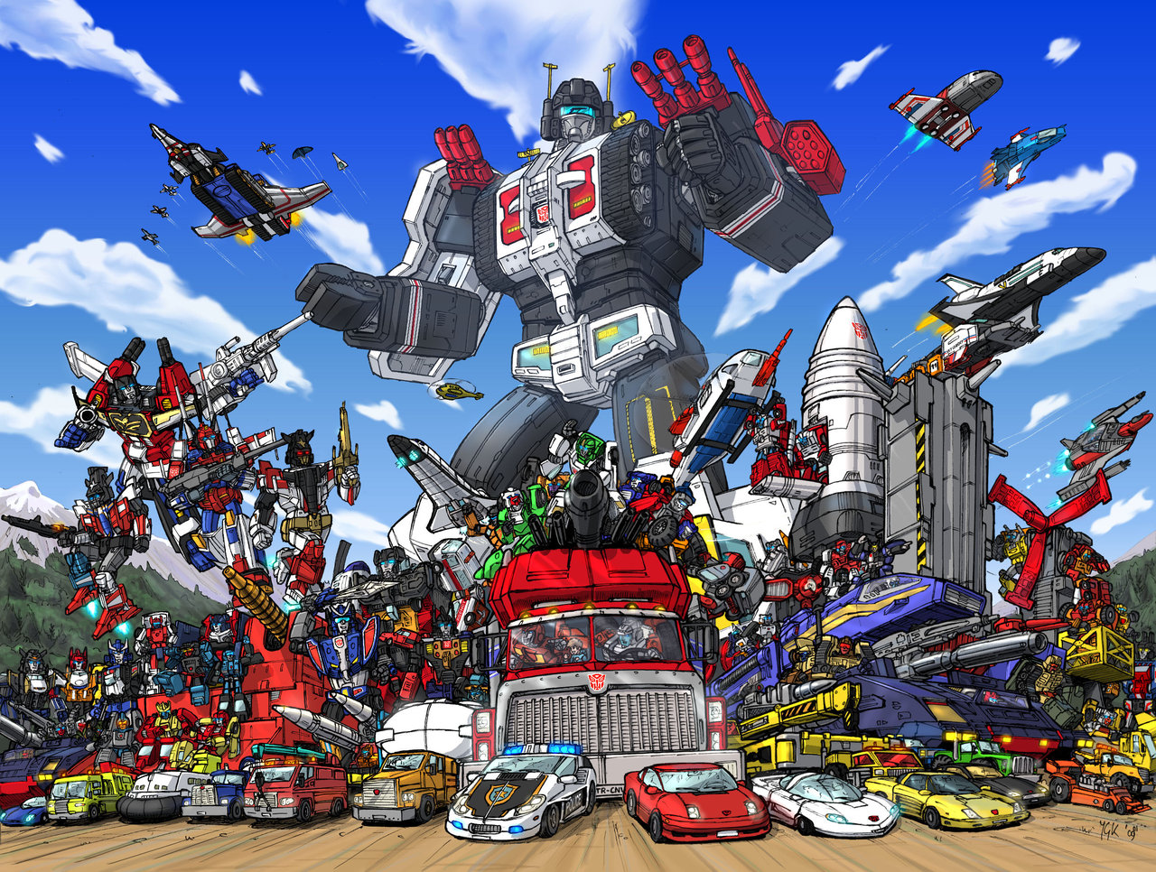 Todos os Transformers Autobots dos anos 80