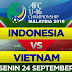 KLASEMEN SEMENTARA PIALA ASIA AFC U16, SETELAH TIMNAS INDONESIA U16 DI TAHAN VIETNAM