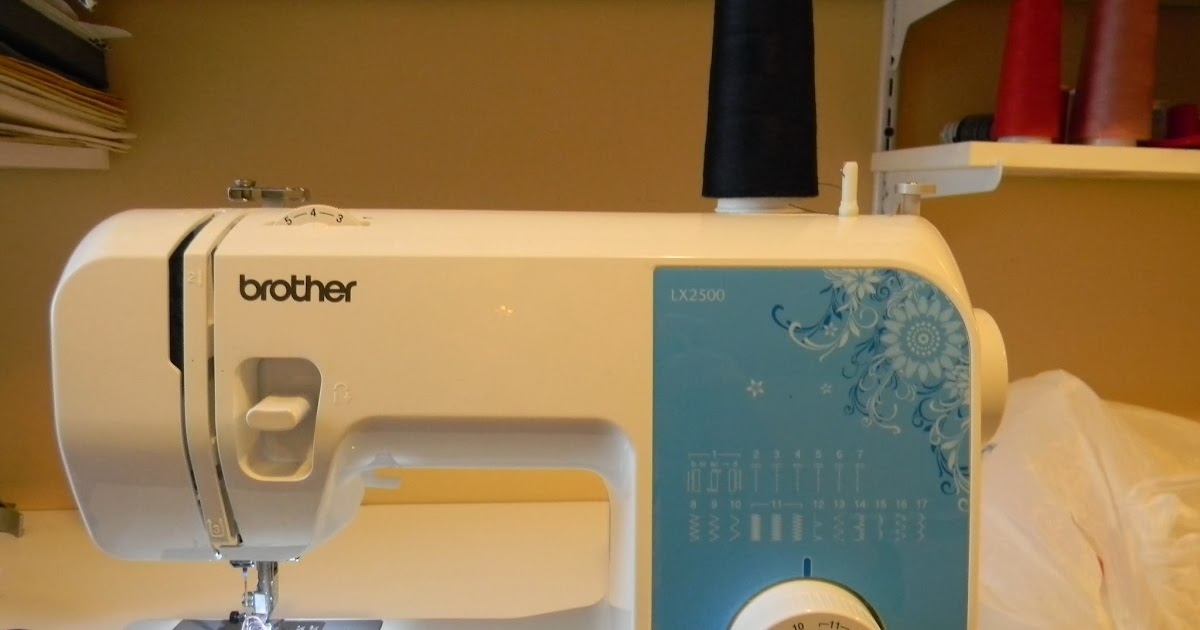 IndiPatterns Serger Thread on Sewing Machine