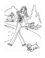 Barbie Coloring Pages