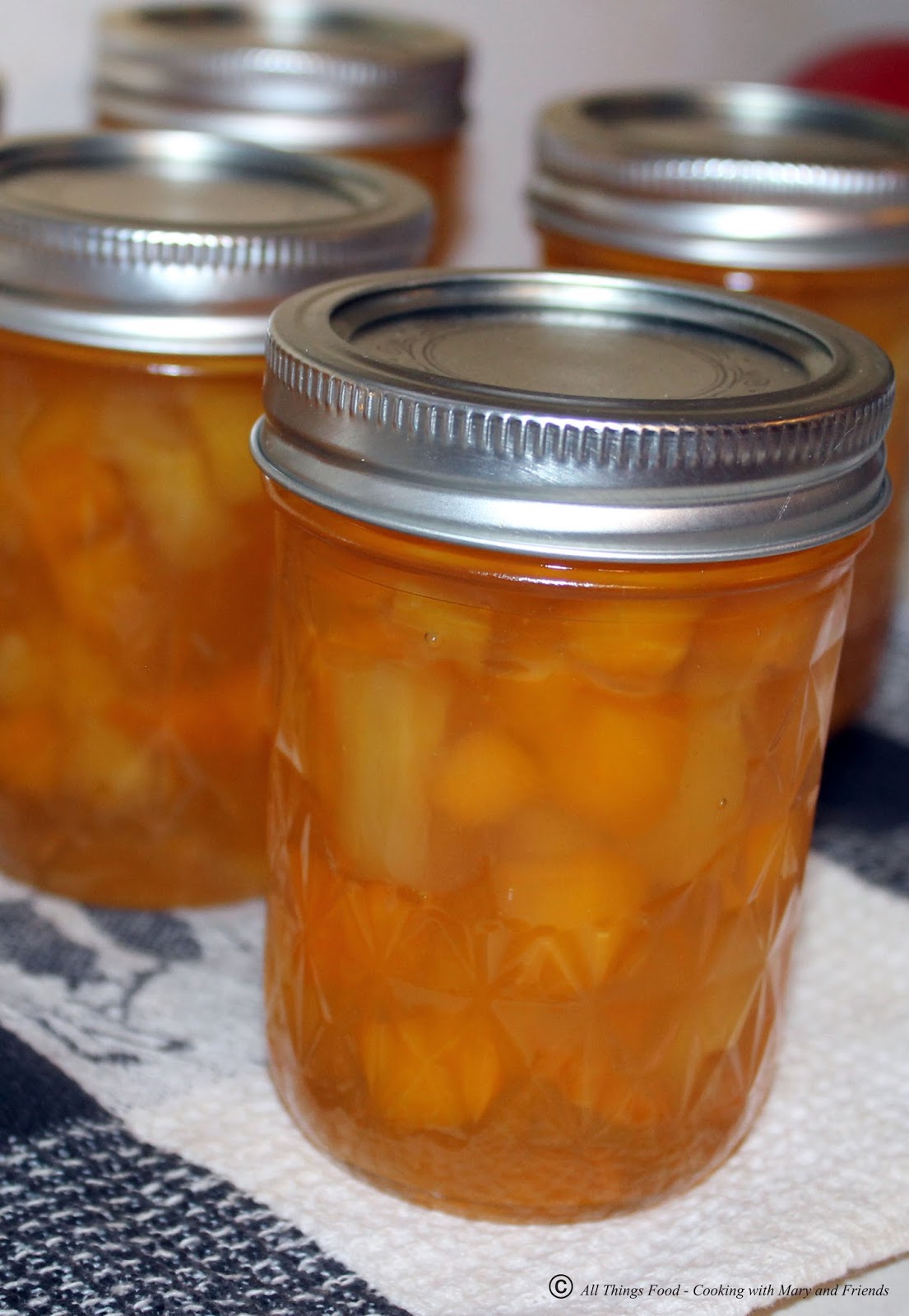 Cooking With Mary and Friends Pineapple Mango Jelly with Mango