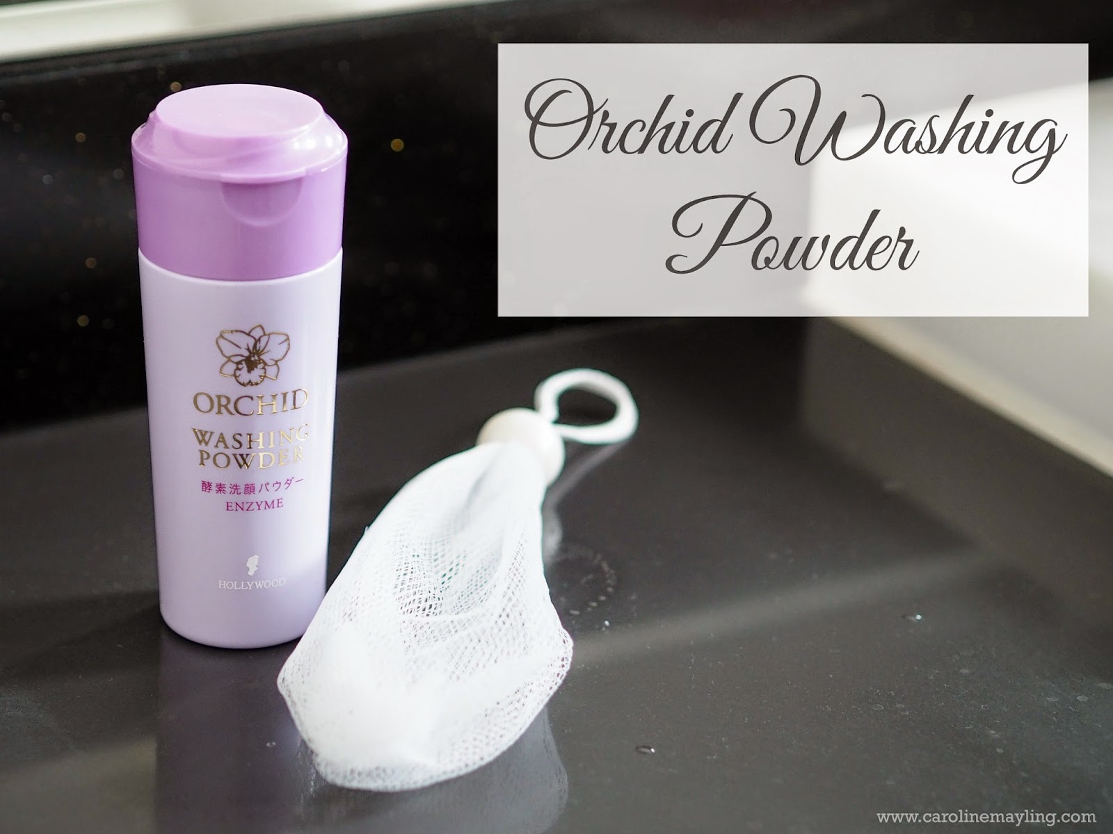 Hollywood Cosmetics Orchid Washing Powder Morning Routine