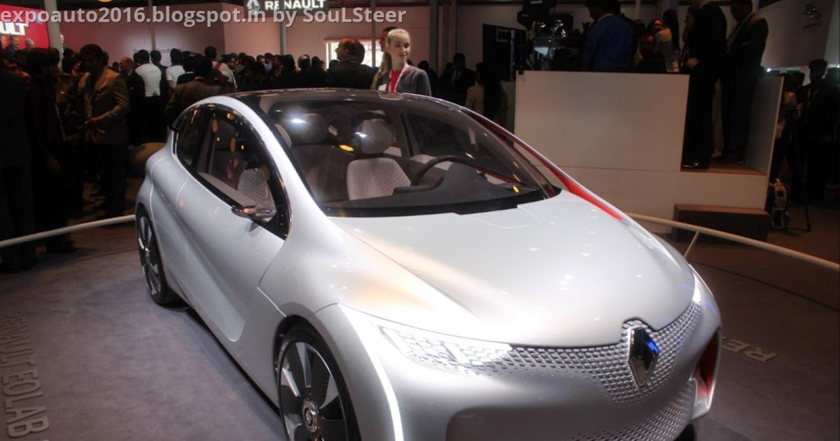 Auto Expo 16 By Soulsteer Renault Eolab Concept Plug In Hybrid Hatchback On Display At Auto Expo 16