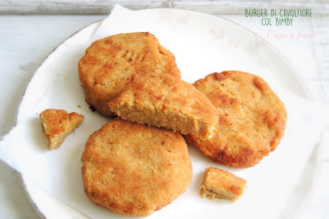 burger di cavolfiore bimby