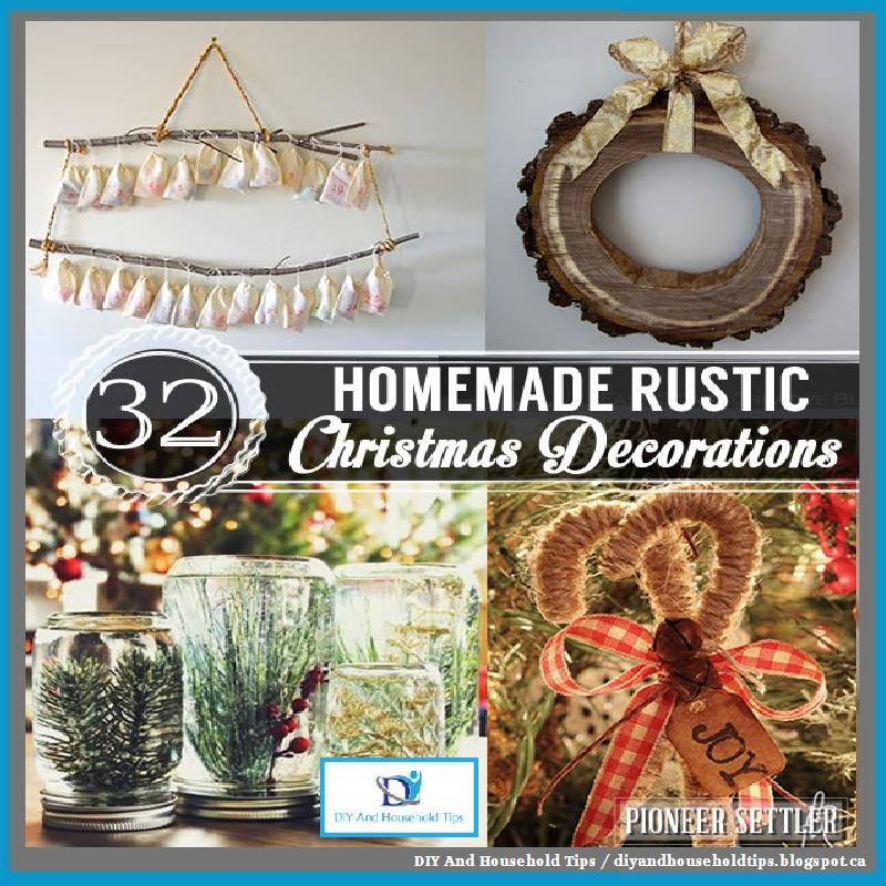 DIY And Household Tips: 32 Homemade Christmas Decorations