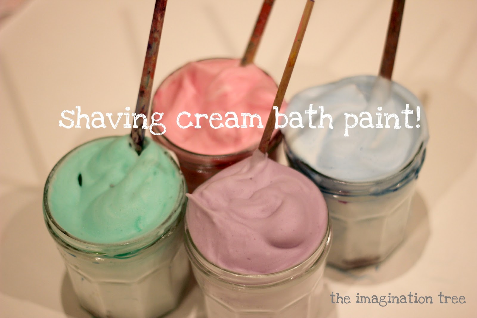 Easy Peasy Homemade Puffy Paint Recipe with Shaving Cream