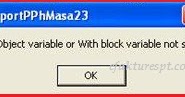 Object variable. Variable not set. not set. maui error object not specified cast.