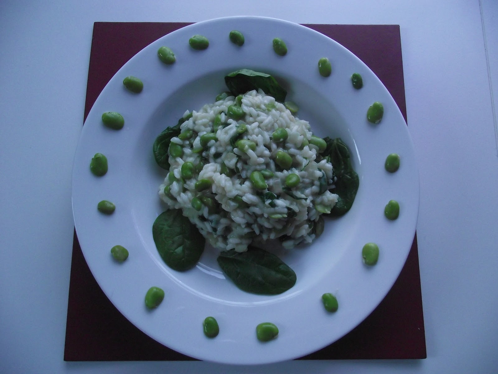 Rocket and Roses Vegan Kitchen Broad/Fava Bean Risotto