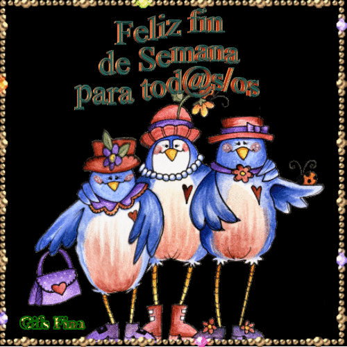 Resultado de imagen de imagenes de feliz fin de semana gif