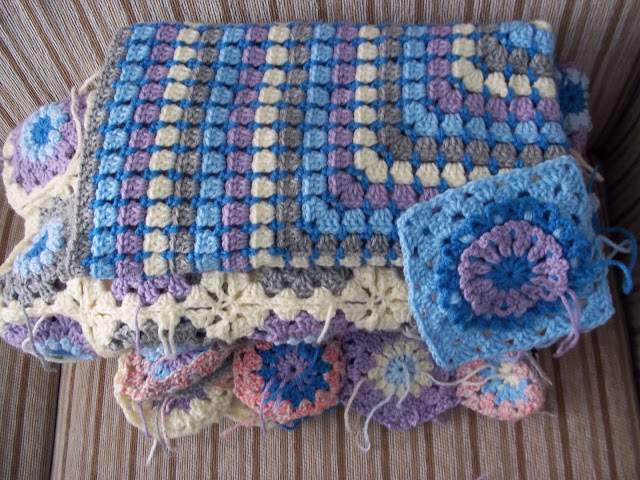 Giant Box stitch granny square